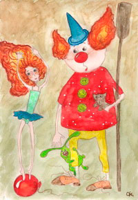 Девочка на шаре